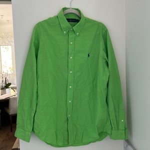 Large Green Ralph Lauren Button Down